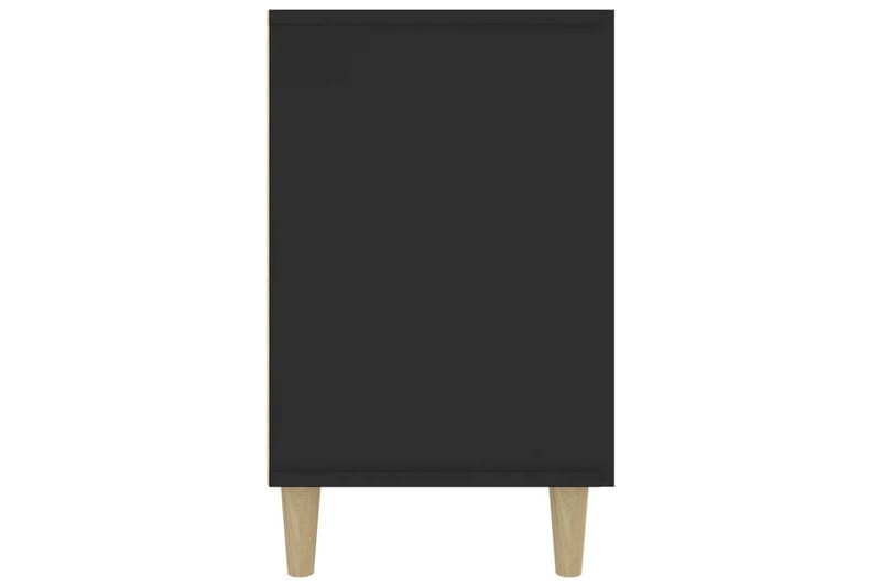 beBasic Skjenk svart 100x36x60 cm konstruert tre - Svart - Sideboard & skjenk