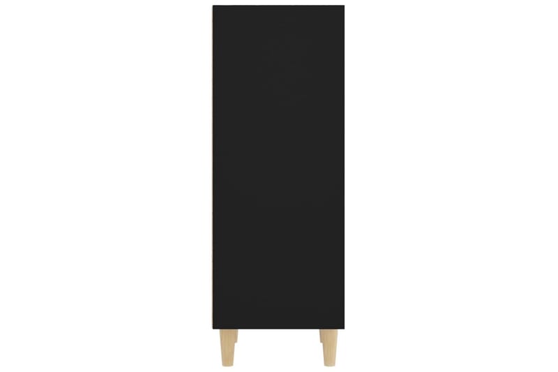 beBasic Skjenk svart 34,5x32,5x90 cm konstruert tre - Svart - Sideboard & skjenk