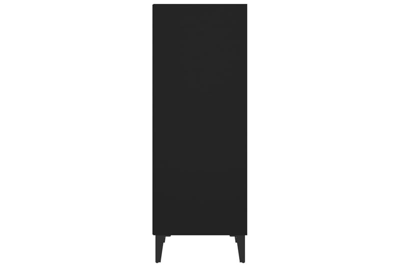 beBasic Skjenk svart 34,5x32,5x90 cm konstruert tre - Svart - Sideboard & skjenk