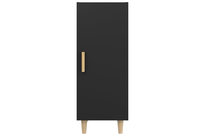 beBasic Skjenk svart 34,5x34x90 cm konstruert tre - Svart - Sideboard & skjenk