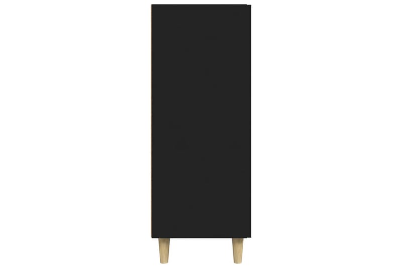 beBasic Skjenk svart 69,5x34x90 cm konstruert tre - Svart - Sideboard & skjenk
