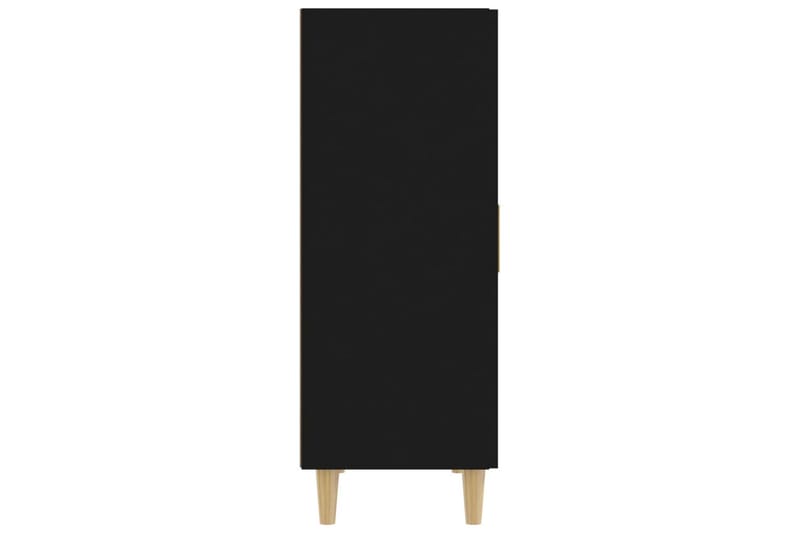 beBasic Skjenk svart 70x34x90 cm konstruert tre - Svart - Sideboard & skjenk