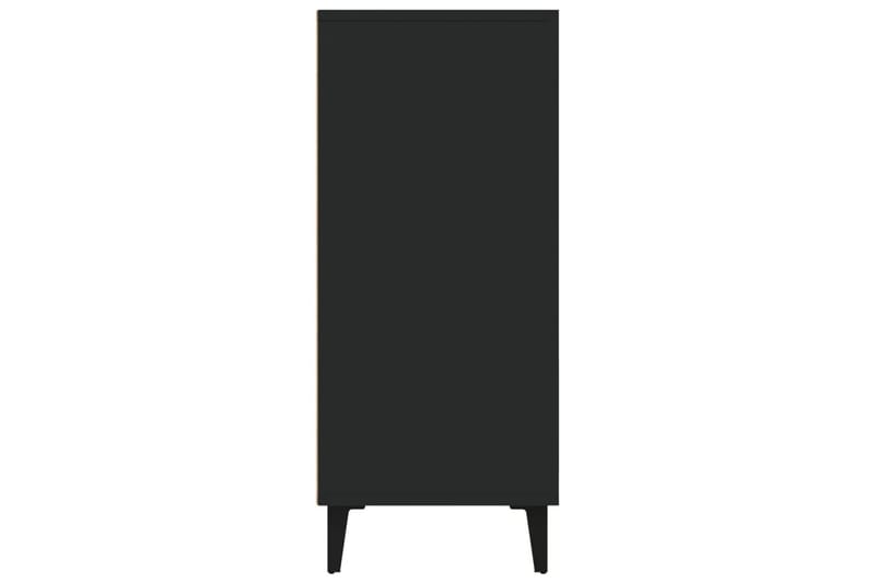 beBasic Skjenk svart 90x34x80 cm konstruert tre - Svart - Sideboard & skjenk