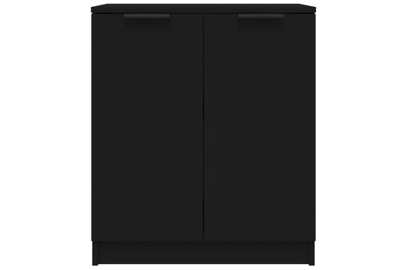 beBasic Skjenker 2 stk svart 60x30x70 cm konstruert tre - Svart - Sideboard & skjenk