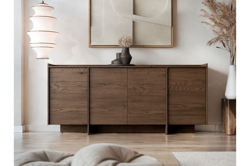Bellia Skjenk 200x38 cm - Brun - Oppbevaring - Oppbevaringsmøbler - Sideboard & skjenk