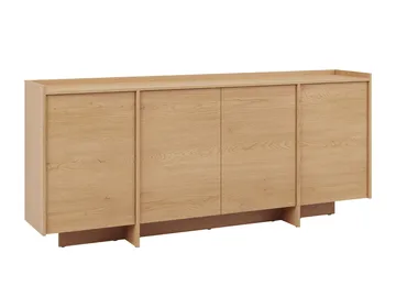 Bellia Skjenk 200x38 cm - Brun/Hvit - Oppbevaring - Oppbevaringsmøbler - Sideboard & skjenk