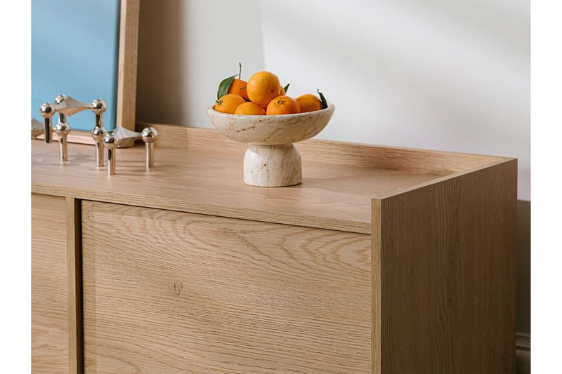 Bellia Skjenk 200x38 cm - Brun/Hvit - Oppbevaring - Oppbevaringsmøbler - Sideboard & skjenk