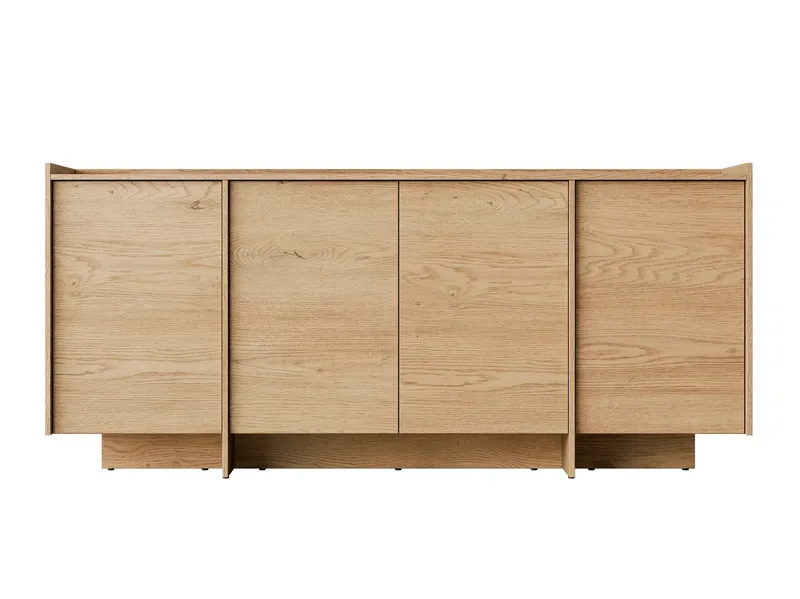 Bellia Skjenk 200x38 cm, Brun/Hvit