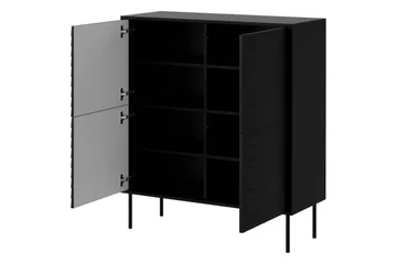 Belonger Møbelsett for Stue - Svart/Valnøtt - Oppbevaring - Oppbevaringsmøbler - Møbelsett til stue