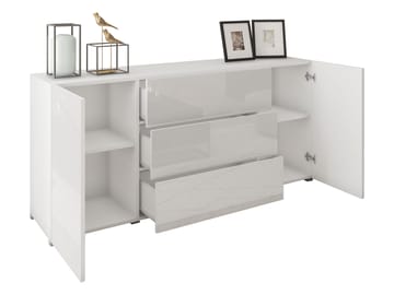 Bergfelde Skjenk i Tre - Hvit - Oppbevaring - Oppbevaringsmøbler - Sideboard & skjenk