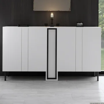 Berriaren Konsollbord 155 cm - Hvit - Oppbevaring - Oppbevaringsmøbler - Sideboard & skjenk