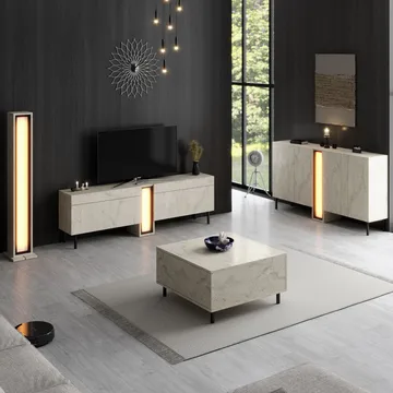 Berriaren Konsollbord 155 cm - Travertin - Oppbevaring - Oppbevaringsmøbler - Sideboard & skjenk