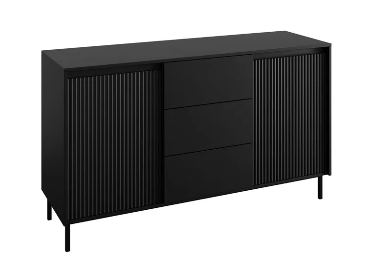 Bjurholm Kommode 153 cm, Svart