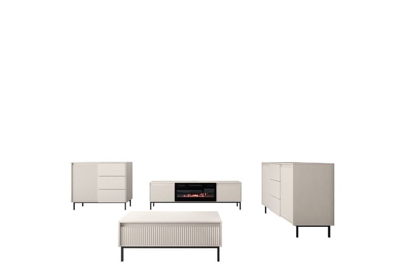 Bjurholm Møbelsett Til Stue, Beige