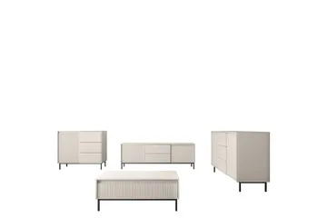 Bjurholm Møbelsett til Stue - Beige - Oppbevaring - Oppbevaringsmøbler - Møbelsett til stue