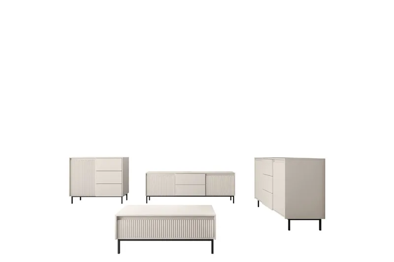 Bjurholm Møbelsett til Stue, Beige