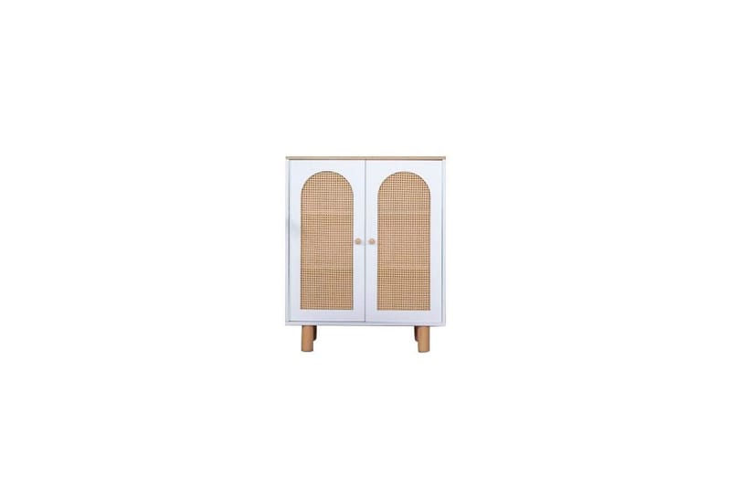 Bohemian skjenk 90x41 cm - Natur/Hvit - Oppbevaring - Oppbevaringsmøbler - Sideboard & skjenk