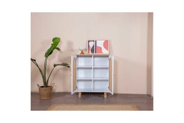 Bohemian skjenk 90x41 cm - Natur/Hvit - Oppbevaring - Oppbevaringsmøbler - Sideboard & skjenk