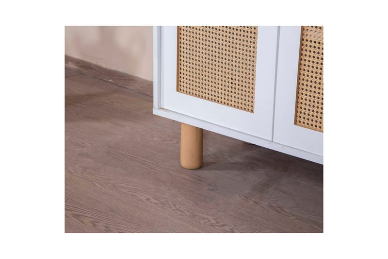 Bohemian skjenk 90x41 cm - Natur/Hvit - Oppbevaring - Oppbevaringsmøbler - Sideboard & skjenk