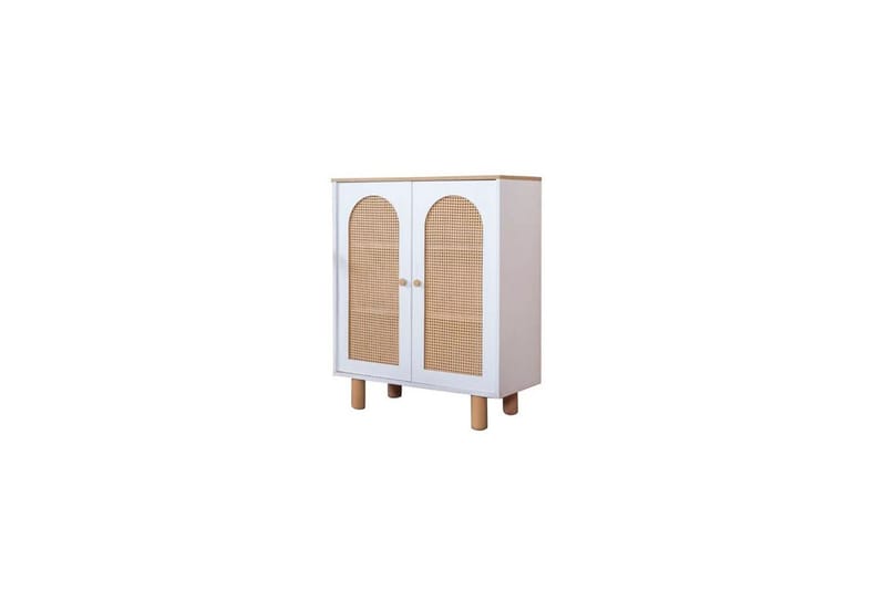 Bohemian skjenk 90x41 cm - Natur/Hvit - Oppbevaring - Oppbevaringsmøbler - Sideboard & skjenk
