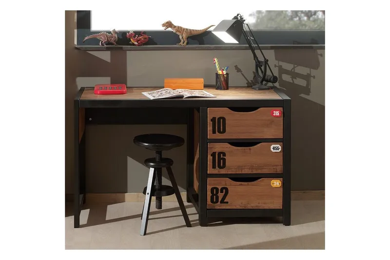 Bokhylle og Skrivebord Alex - Oppbevaring - Oppbevaringsmøbler - Møbelsett til stue