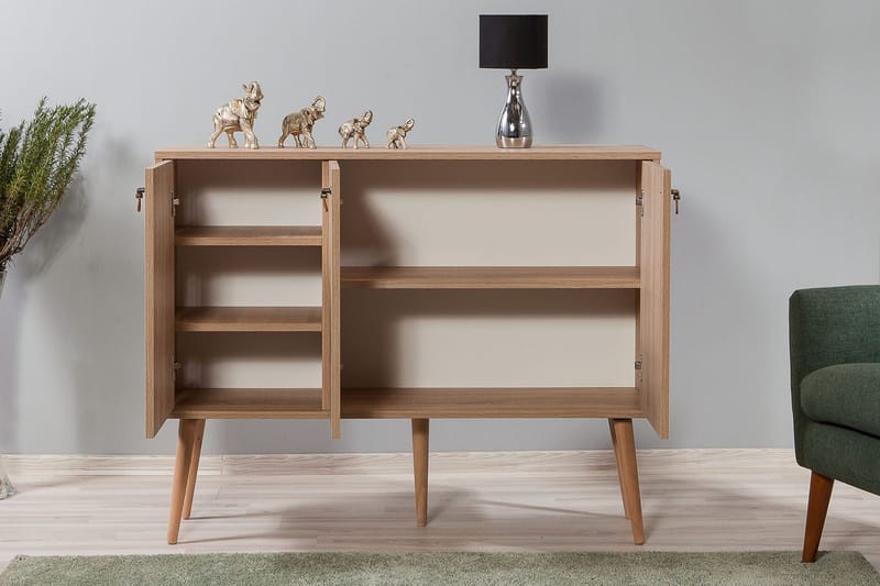 Brokind Skjenk 120 cm - Brun - Oppbevaring - Oppbevaringsmøbler - Sideboard & skjenk