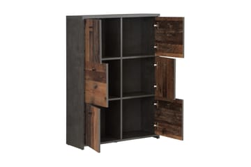 Broxton Sidebord 77 cm - Grå/Brun - Oppbevaring - Oppbevaringsmøbler - Sideboard & skjenk