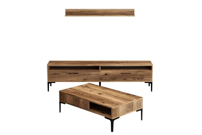 Brutorp Møbelsett for Stue, Valnøtt