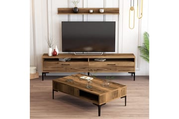 Brutorp Møbelsett for Stue - Valnøtt - Oppbevaring - Oppbevaringsmøbler - Møbelsett til stue