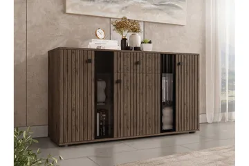 Bunta Skjenk 141x41 cm - Brun/Hvit - Oppbevaring - Oppbevaringsmøbler - Sideboard & skjenk