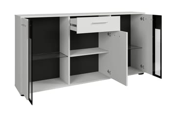 Bunta Skjenk 141x41 cm - Brun/Hvit - Oppbevaring - Oppbevaringsmøbler - Sideboard & skjenk