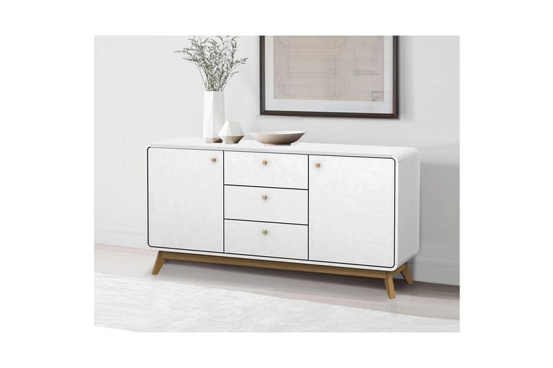 Cassie Skjenk i Tre - Hvit - Oppbevaring - Oppbevaringsmøbler - Sideboard & skjenk