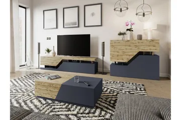 Ceelias Møbelsett for Stue - Antrasitt - Oppbevaring - Oppbevaringsmøbler - Møbelsett til stue