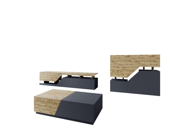 Ceelias Møbelsett for Stue, Antrasitt