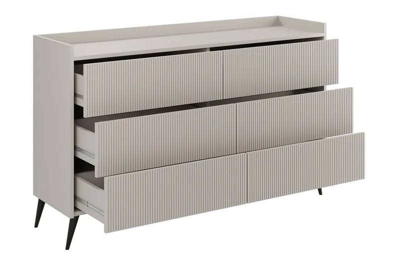 Chiku Møbelsett til Stue - Beige - Oppbevaring - Oppbevaringsmøbler - Møbelsett til stue