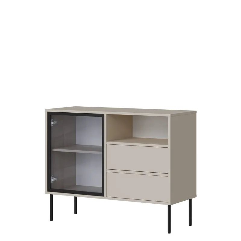Claven skjenk 100 cm - beige - Oppbevaring - Oppbevaringsmøbler - Sideboard & skjenk