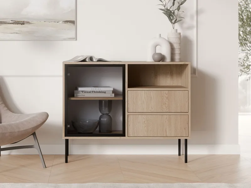 Claven skjenk 100 cm - brun - Oppbevaring - Oppbevaringsmøbler - Sideboard & skjenk