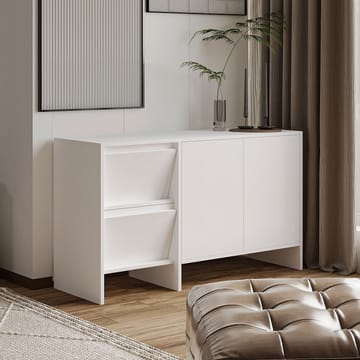 Crala Konsoll 130x81,8x44 cm - Hvit - Oppbevaring - Oppbevaringsmøbler - Sideboard & skjenk