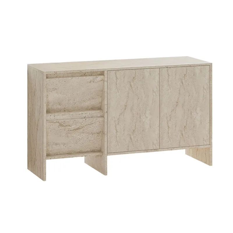 Crala Konsoll 130x81,8x44 cm, Travertin
