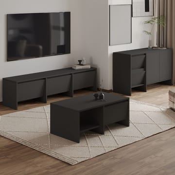 Crala Stuemøbelsett 160x40x35 cm - Antrasitt - Oppbevaring - Oppbevaringsmøbler - Møbelsett til stue