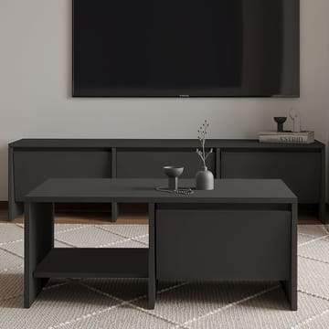 Crala Stuemøbelsett 160x40x35 cm - Antrasitt - Oppbevaring - Oppbevaringsmøbler - Møbelsett til stue