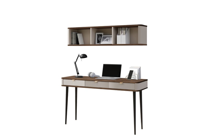 Cucina Møbelsett For Stue - Beige/Brun - Oppbevaring - Oppbevaringsmøbler - Møbelsett til stue