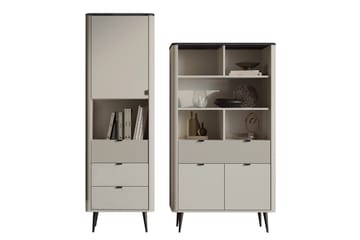 Beige/Grå