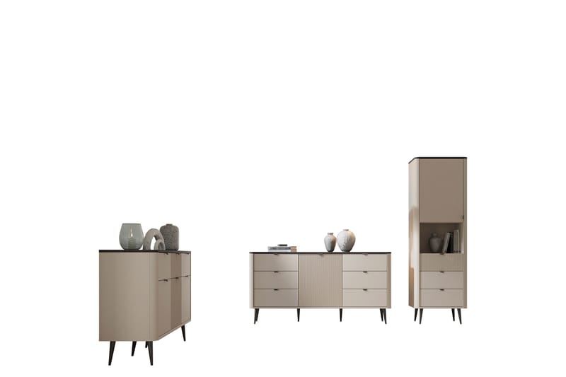 Cucina Møbelsett For Stue, Grå