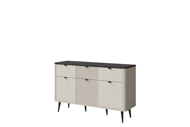 Cucina Skjenk 130x40 cm - Beige/Grå - Oppbevaring - Oppbevaringsmøbler - Sideboard & skjenk