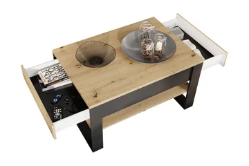 Dorana Møbelsett For Stue - Brun/Sort - Oppbevaring - Oppbevaringsmøbler - Møbelsett til stue