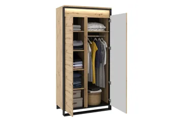 Dorana Møbelsett For Stue - Brun/Sort - Oppbevaring - Oppbevaringsmøbler - Møbelsett til stue