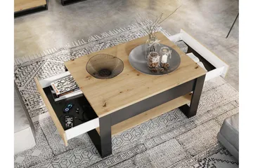 Dorana Møbelsett For Stue - Brun/Sort - Oppbevaring - Oppbevaringsmøbler - Møbelsett til stue