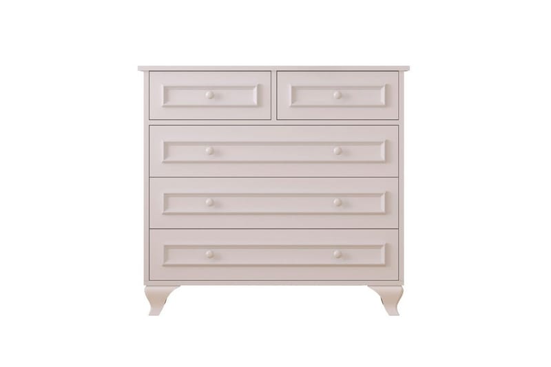 Dorian Hjørnekommode 90 cm, Matt Hvit