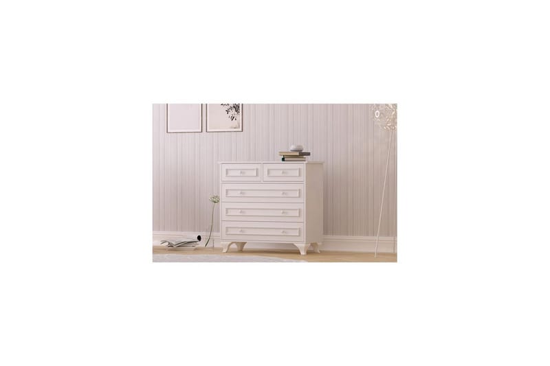 Dorian Hjørnekommode 90 cm - Matt Hvit - Oppbevaring - Oppbevaringsmøbler - Kommode